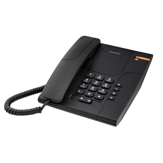 Temporis 180 Teléfono DECT/analógico Negro