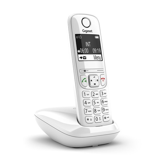 AS690 Teléfono DECT/analógico Identificador de llamadas Blanco