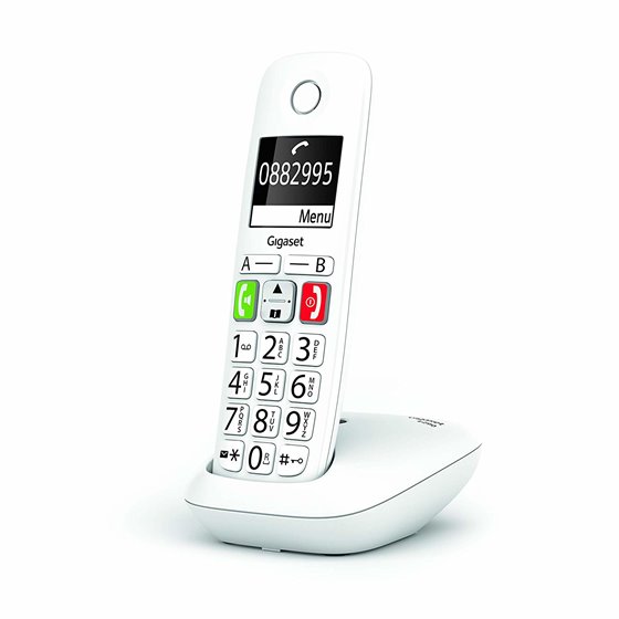 E290 Teléfono DECT/analógico Identificador de llamadas Blanco
