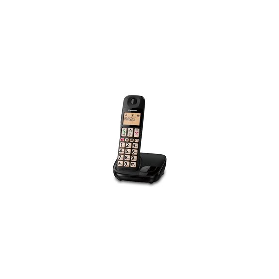 KX-TGE310SPB teléfono Teléfono DECT Negro Identificador de llamadas