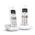 E290 Duo Teléfono DECT/analógico Identificador de llamadas Blanco