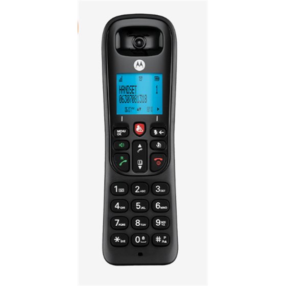 CD4001 Teléfono DECT Identificador de llamadas Negro