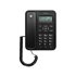 CT202 Teléfono analógico Identificador de llamadas Negro