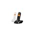 S12 Duo Teléfono DECT Identificador de llamadas Negro, Blanco