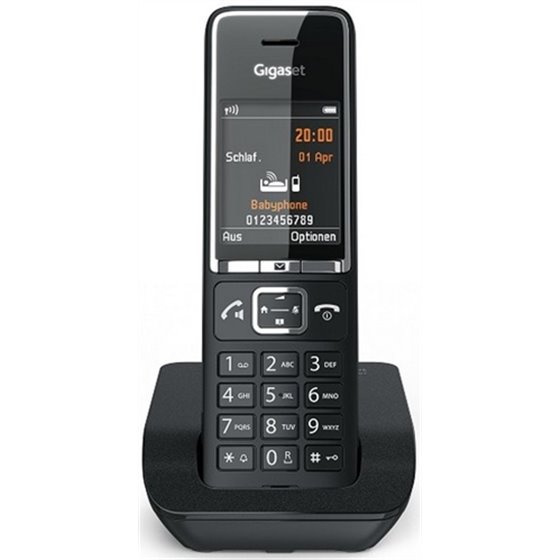 COMFORT 550 Teléfono DECT Identificador de llamadas Negro