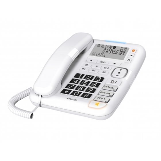 TMAX 70 Teléfono DECT/analógico Identificador de llamadas Blanco