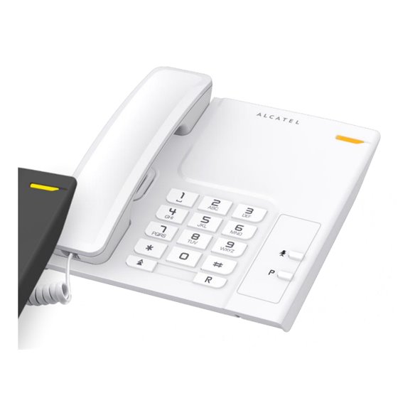 T26 Teléfono analógico Blanco