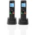 DOT202 Twin Teléfono DECT Identificador de llamadas Negro