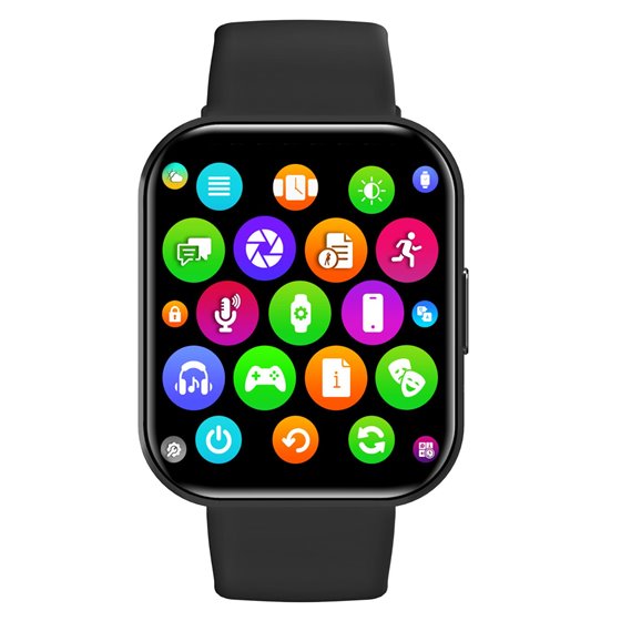 TRAINERWATCH2BK Relojes inteligentes y deportivos 4,6 cm (1.81") Digital 320 x 320 Pixeles Pantalla táctil Negro GPS (satélite)
