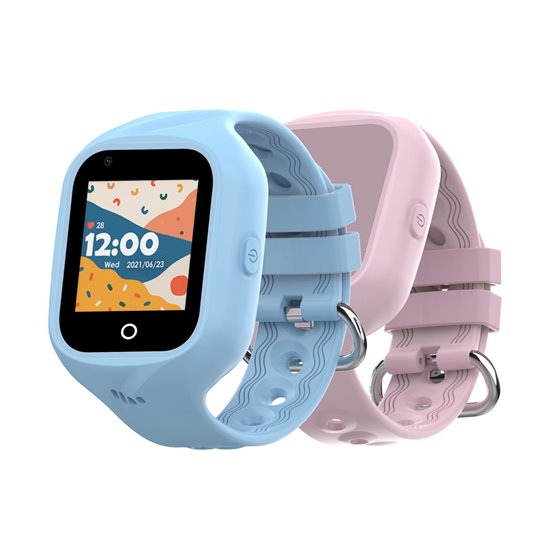 KIDSWATCH4G Relojes inteligentes y deportivos 3,56 cm (1.4") Digital Pantalla táctil 4G Negro GPS (satélite)