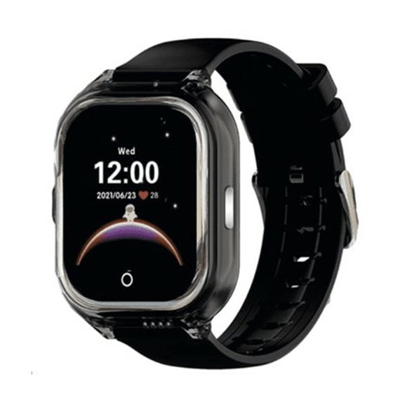 8495390714385 Relojes inteligentes y deportivos 3,56 cm (1.4") IPS Digital 240 x 240 Pixeles Pantalla táctil 4G Negro Wifi GPS (