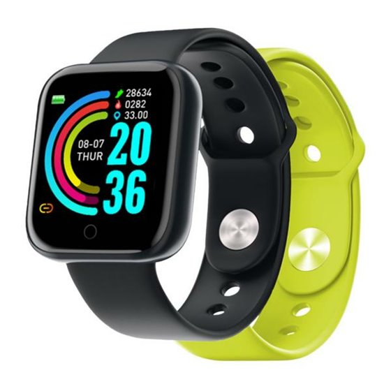 NXSWTRAILBANDYL Relojes inteligentes y deportivos 3,66 cm (1.44") Digital 240 x 240 Pixeles Pantalla táctil Negro