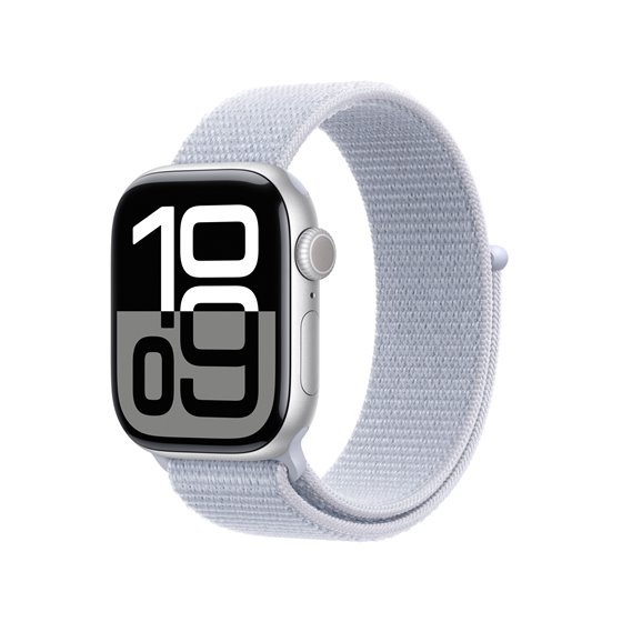 Watch Series 10 OLED 42 mm Digital 374 x 446 Pixeles Pantalla táctil 4G Plata Wifi GPS (satélite)