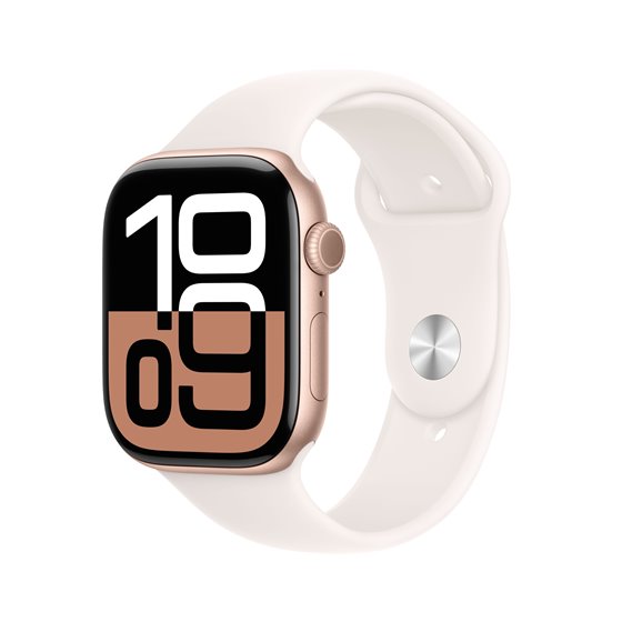 Watch Series 10 OLED 46 mm Digital 416 x 496 Pixeles Pantalla táctil 4G Oro rosa Wifi GPS (satélite)