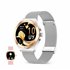Smartwatch Lya, Pantalla AMOLED 1.19", Autonomía 5 días, Correa metal y silicona, Modos deporte y salud, Llamadas, Plata