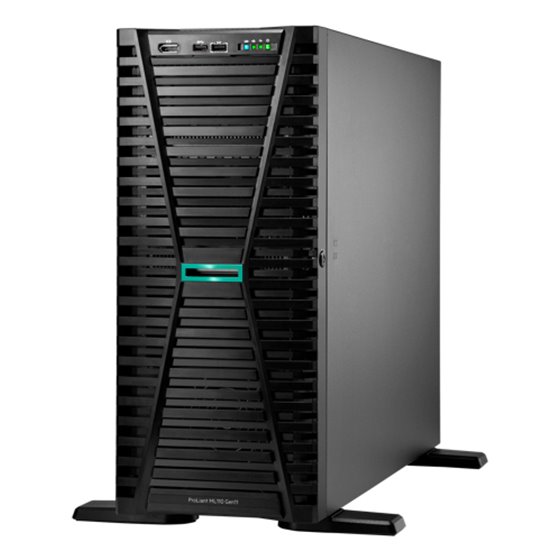 ProLiant Servidor ML110 Gen11 5416S 2 GHz 16 núcleos 1P 32 GB-R VROC 8 SFF fuente redundante de 800 W