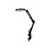 Lampara de escritorio q-connect hadar led 8w 380lm aluminio con pinza y lupa brazo doble color negro