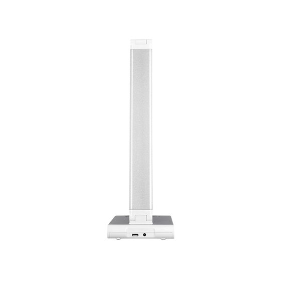 Lampara de escritorio q-connect sirio led 13w 800 lmtactil 3 niveles de color brillo regulable color plata