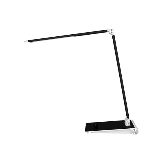 Lampara de escritorio q-connect sirio led 13w 800 lmtactil 3 niveles de color brillo regulable color negro