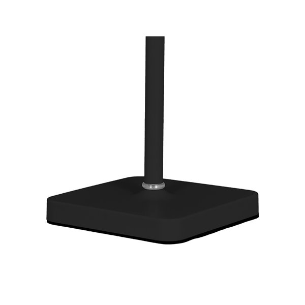 Lampara de escritorio q-connect nova led 2w 200 lm metalica tactil recargable usb-c color negro