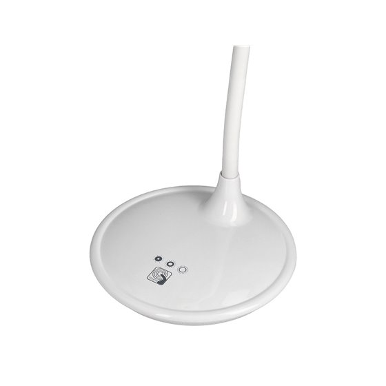 Lampara de escritorio q-connect led 5w 250 lm con lupa iluminaciÃ³n ajustable blanco