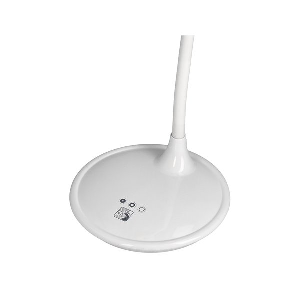 Lampara de escritorio q-connect led 5w 250 lm con lupa iluminaciÃ³n ajustable blanco