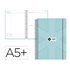 Agenda escolar antartik 26-27 espiral pack and go dia pagina 5+ bilingüe 80g papel fsc menta