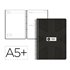 Agenda escolar antartik 26-27 espiral pack and go dia pagina a5+ bilingue 80g papel fsc negro
