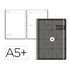 Agenda escolar antartik 26-27 espiral essentials dia pagina a5+ bilingue 80g papel fsc negro