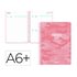 Agenda escolar liderpapel 26-27 espiral military dia pagina a6+ bilingue 80g papel fsc rosa