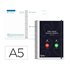 Agenda escolar liderpapel 26-27 espiral personalizable dia pagina a5 bilingue 70g papel fsc