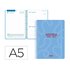 Agenda escolar liderpapel 26-27 espiral classic dia pagina a5 bilingue 70g papel fsc azul