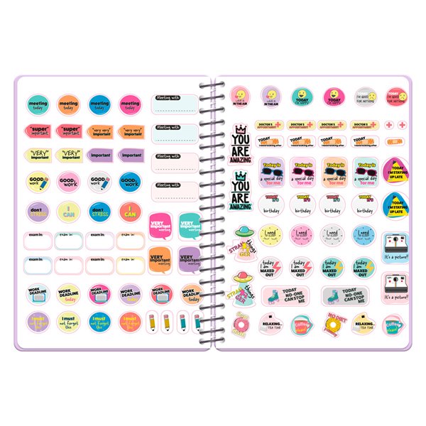 Agenda escolar liderpapel 26-27 espiral oriental dia pagina a6+ bilingue 80g papel fsc sacapuntas