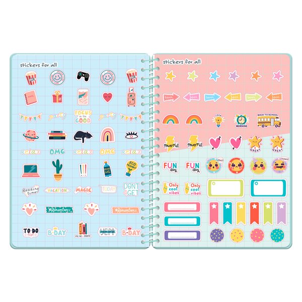 Agenda escolar liderpapel 26-27 espiral save planet dia pagina a5 bilingue 80g papel fsc azul