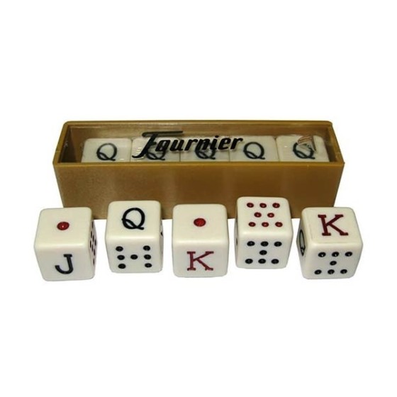 Dados Poker FOURNIER