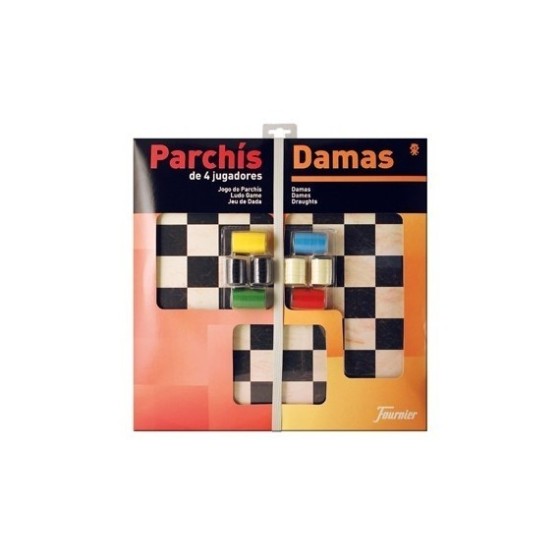 Parchís + Damas + Fichas FOURNIER