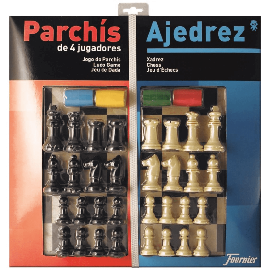 Parchís + Ajedrez + Fichas FOURNIER