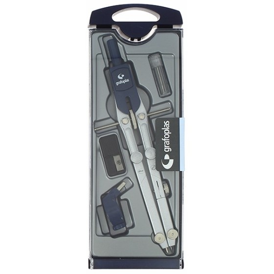 Compás Micrométricos Ajuste Rápido Azul Grafoplás