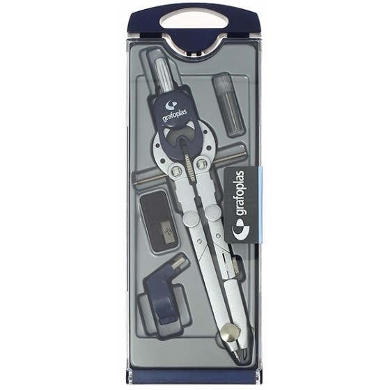 Compás Micrométricos Ajuste Rápido Prestige Azul Grafoplás