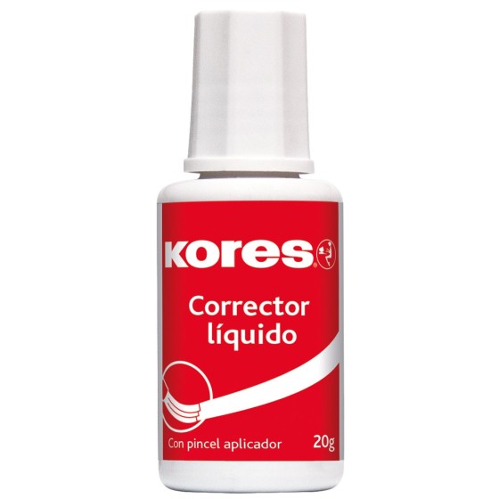 Correctores Líquidos Transparente 20g. Kores