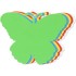 Pack 25 Figuras Goma Eva 2 mm Mariposa Colores Surtidos Fixo Kids