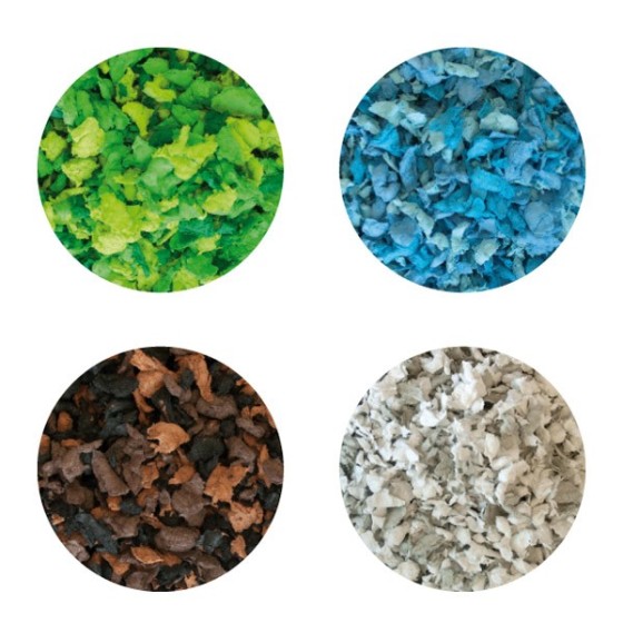 Bolsa 200 G Virutas Goma Eva Marron Fixo Kids