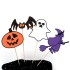 Pack12 Figuras G.Eva Color Surt.Hallowen