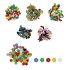 Bote 50 G Lentejuelas Flor 1 Cm Colores Surtidos Fixo Kids