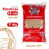 Bolsa 1000 G Gomas Elásticas 2mm X 10Cm Fixo