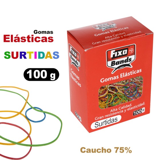 Caja 100 G Gomas Elásticas Surtido Fixo
