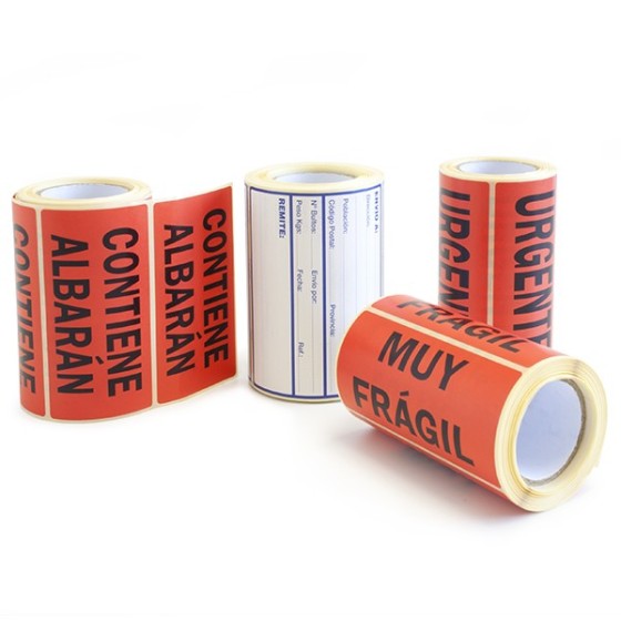 Rollo 200 Etiquetas Adhesivas Envío Urgente 50X100 mm Grafoplás