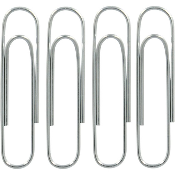 Caja 100 Clips Galvanizados Labiados 50 mm Kores