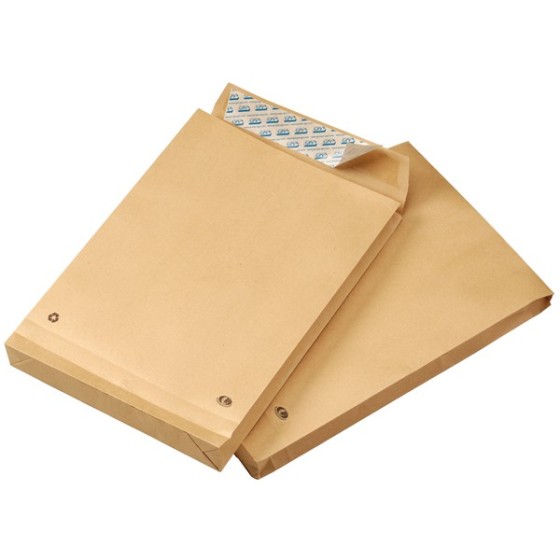 250 Bolsas Fuelle Kraft 280X370 120 G Solapa Recta Cierre Tira Silicona Gpv