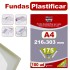 Caja 100 Fundas Plastificar 216X303 mm 175 Micras Fixo
